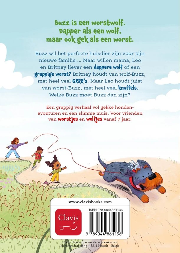 Buzz het worstwolfje – Jim Beckett – boek cover