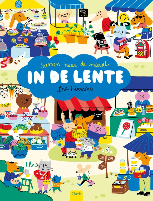 Samen naar de markt in de lente – Isa Pirracas – boek cover
