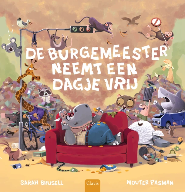 De burgemeester neemt een dagje vrij – Sarah Brusell – boek cover