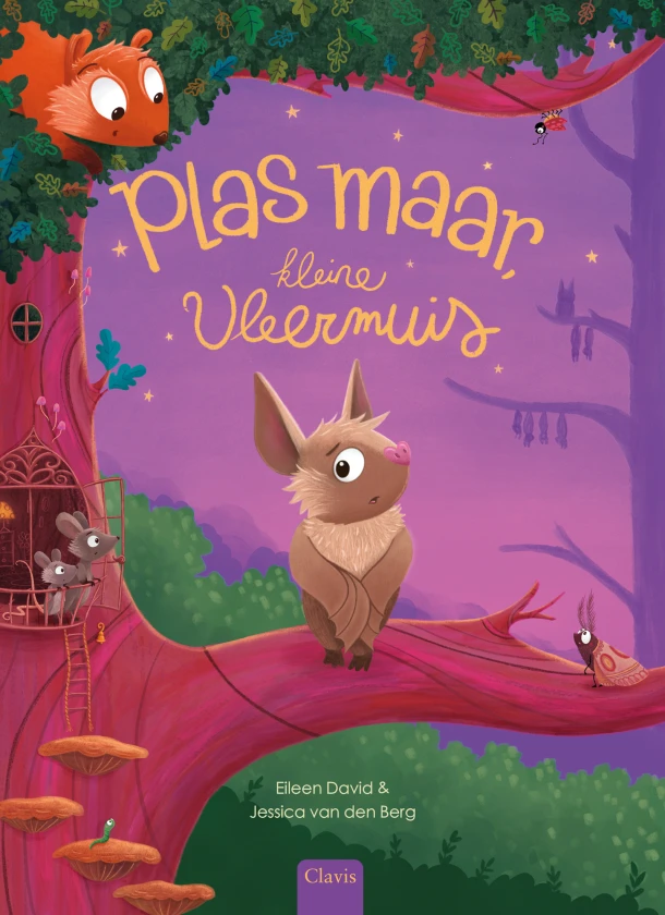 Plas maar, kleine vleermuis – Eileen David – boek cover