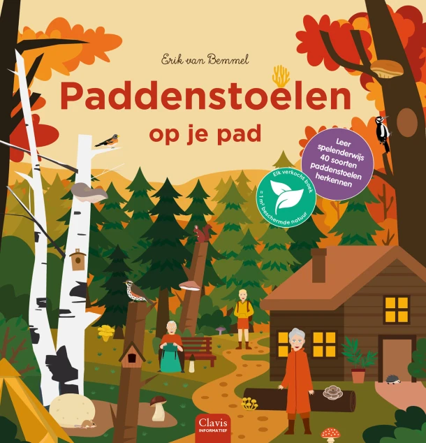 Paddenstoelen op je pad – Erik van Bemmel – boek cover