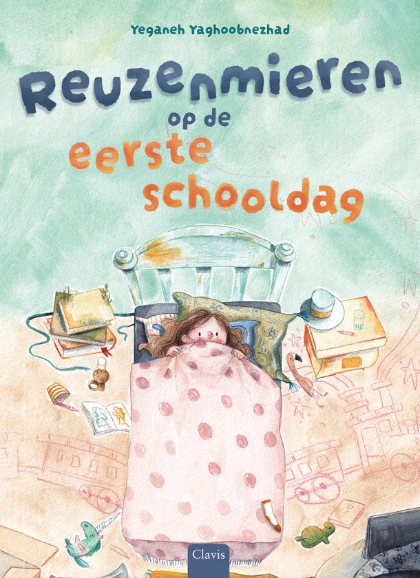 Reuzenmieren op de eerste schooldag – Yeganeh Yaghoobnezhad – boek cover