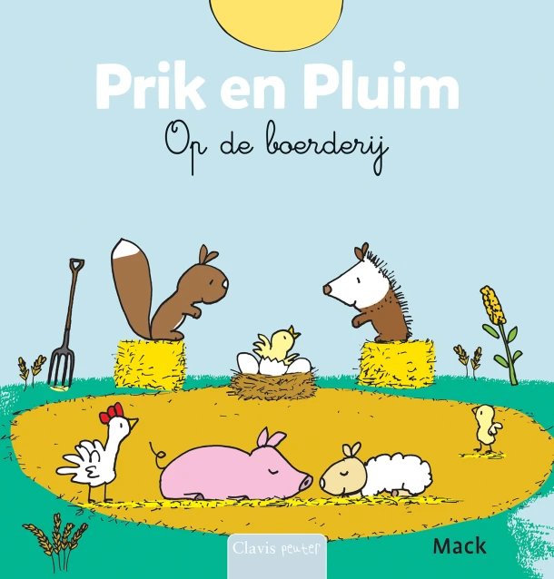 Op de boerderij – Mack van Gageldonk – boek cover