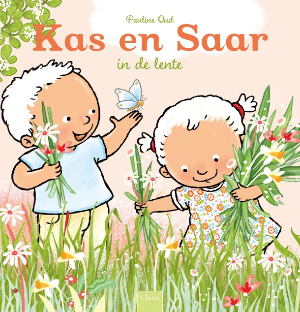 Kas en Saar in de lente – Pauline Oud – boek cover