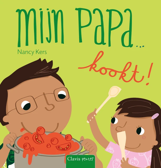 Mijn papa ... kookt! – Nancy Kers – boek cover
