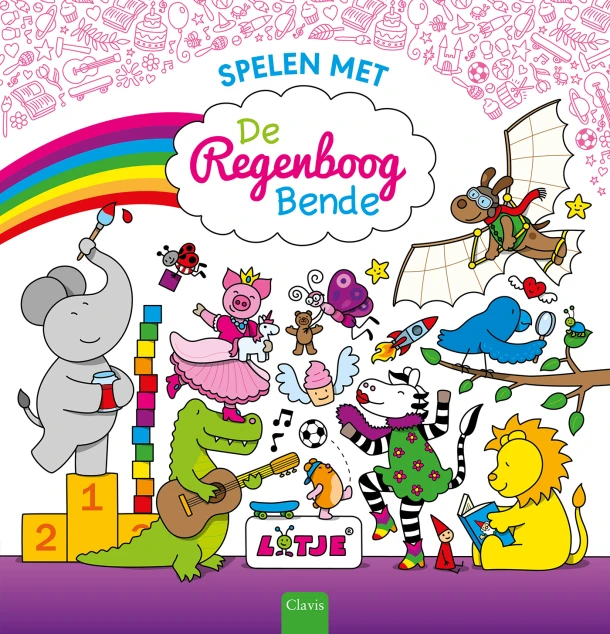 Spelen met de Regenboogbende – Lotje – boek cover
