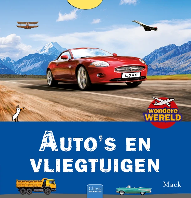 Auto¿s en vliegtuigen – Mack van Gageldonk – boek cover