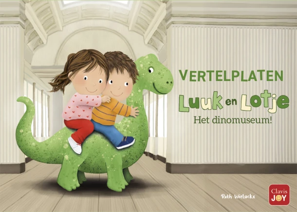 Vertelplaten. Luuk en Lotje. Het dinomuseum – Ruth Wielockx – boek cover