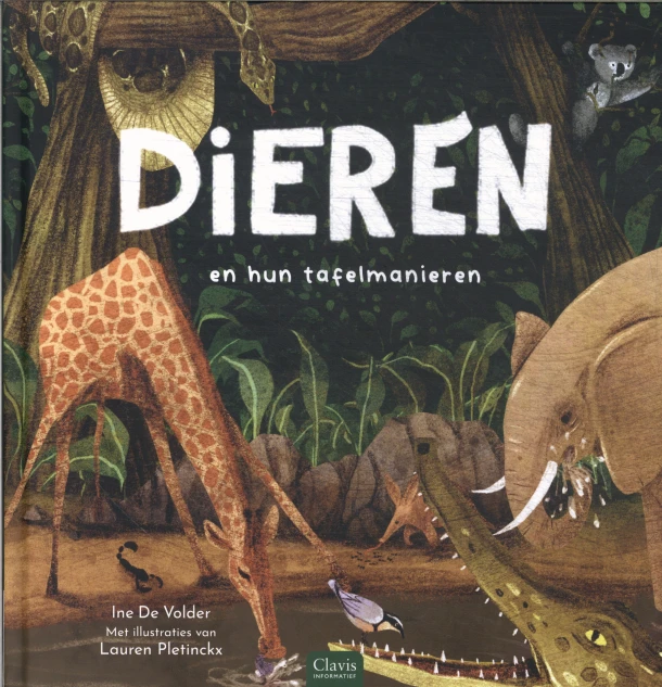 Dieren en hun tafelmanieren – Ine De Volder – boek cover