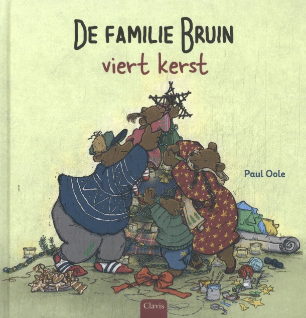 De familie Bruin viert kerst – Paul Oole – boek cover