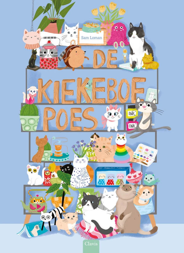 De kiekeboepoes – Sam Loman – boek cover
