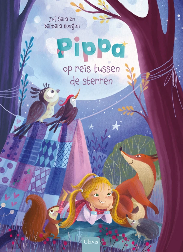 Pippa op reis tussen de sterren – Juf Sara – boek cover