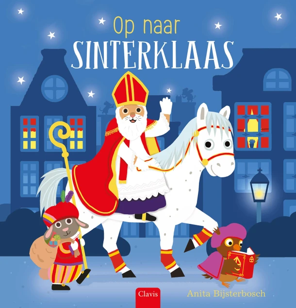 Op naar Sinterklaas – Anita Bijsterbosch – boek cover
