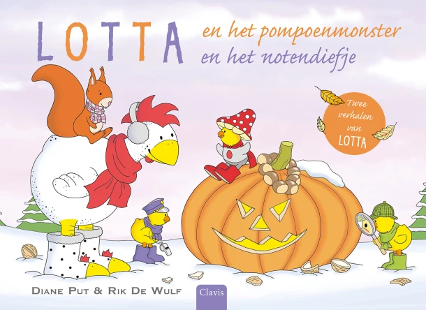 Lotta en het pompoenmonster en het notendiefje – Diane Put – boek cover