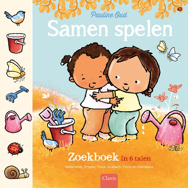 Samen spelen Zoekboek in 6 talen – Pauline Oud – boek cover