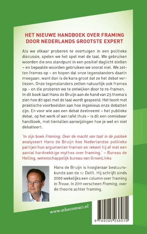Handboek Framing – Hans de Bruijn – boek cover