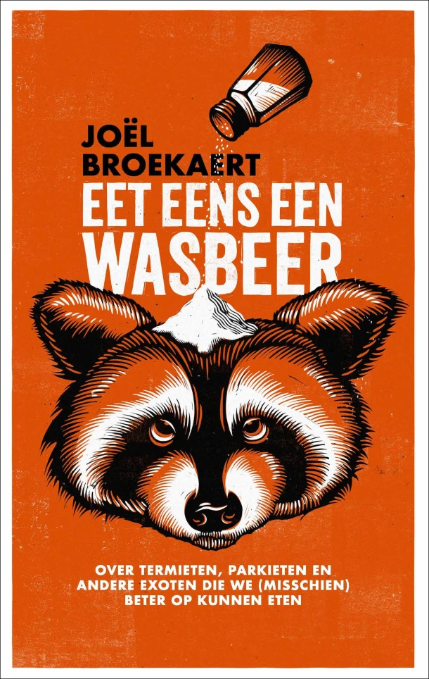 Eet eens een wasbeer – Joël Broekaert – boek cover