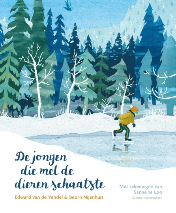 De jongen die met de dieren schaatste – Edward van de Vendel – boek cover