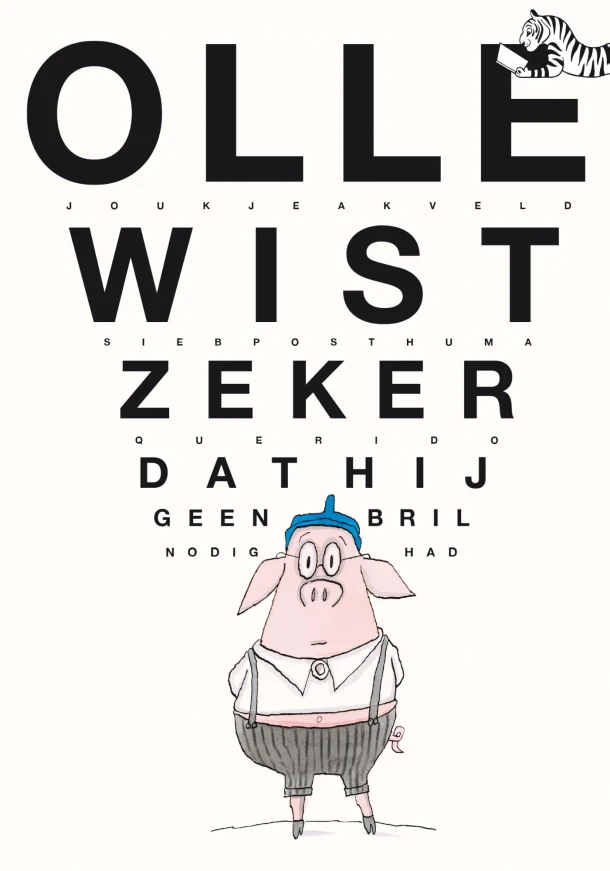 Olle wist zeker dat hij geen bril nodig had – Joukje Akveld – boek cover