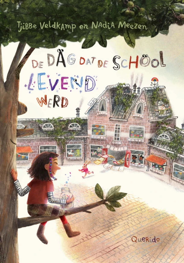 De dag dat de school levend werd – Tjibbe Veldkamp – boek cover