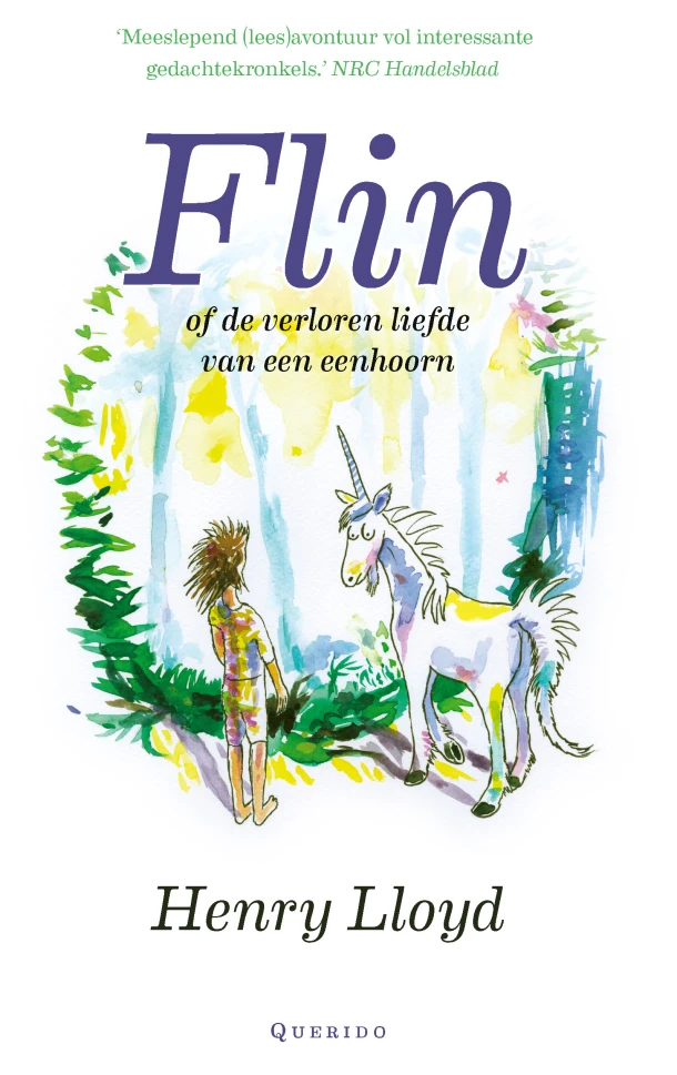 Flin of de verloren liefde van een eenhoorn – Henry Lloyd – boek cover