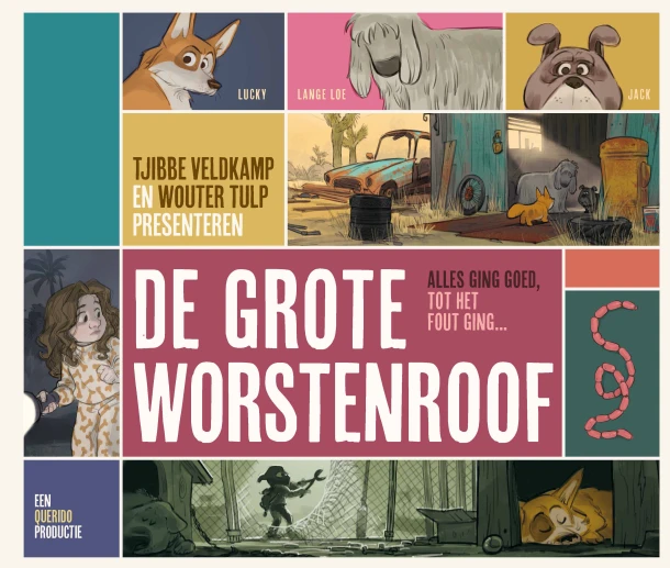 De grote worstenroof – Tjibbe Veldkamp – boek cover