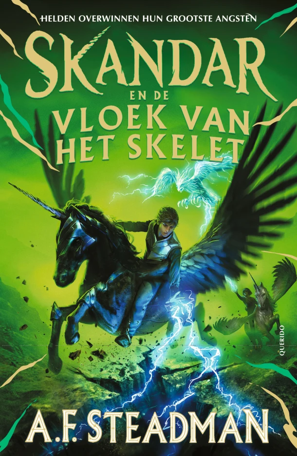 Skandar en de Vloek van het Skelet – A.F. Steadman – boek cover