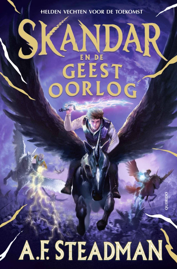 Skandar en de Geestoorlog – A.F. Steadman – boek cover