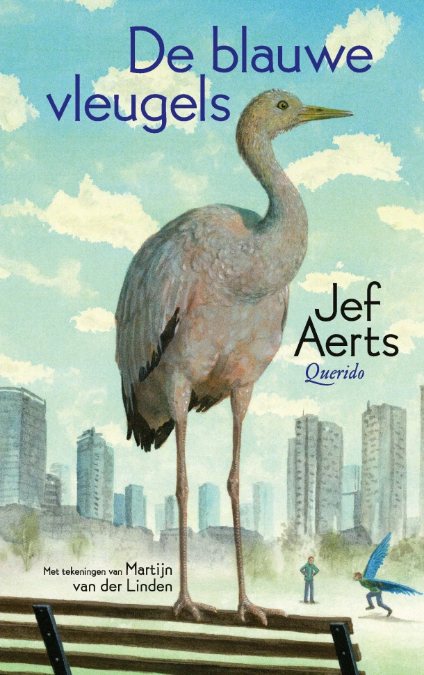 De blauwe vleugels – Jef Aerts – boek cover