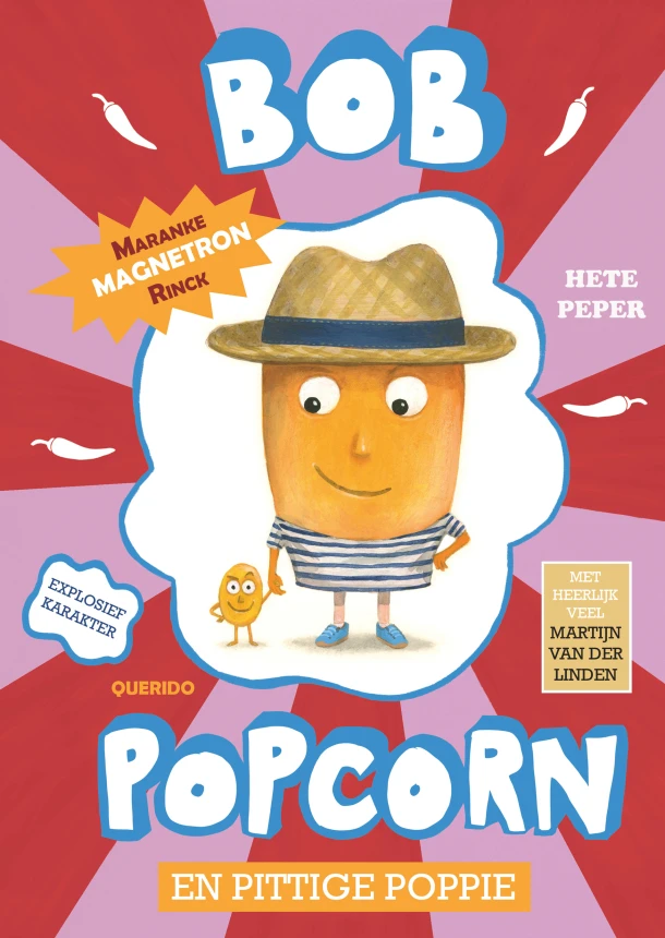 Bob Popcorn en pittige Poppie – Maranke Rinck – boek cover