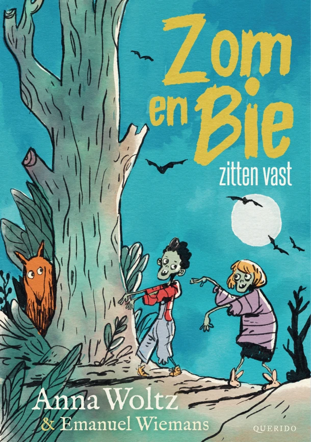 Zom en Bie zitten vast – Anna Woltz – boek cover