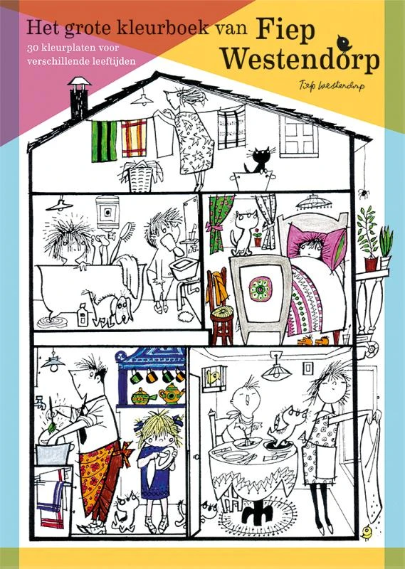 Het grote kleurboek van Fiep Westendorp – boek cover