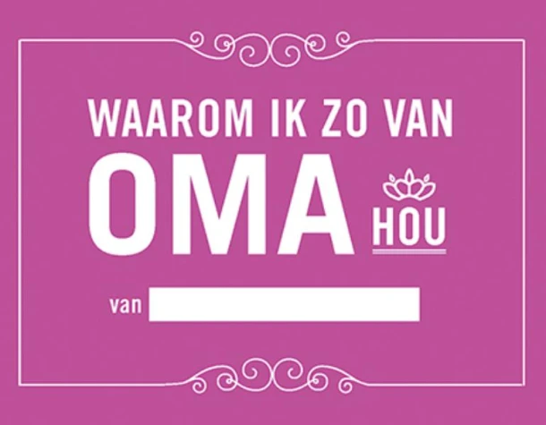 Waarom ik zo van oma hou – boek cover