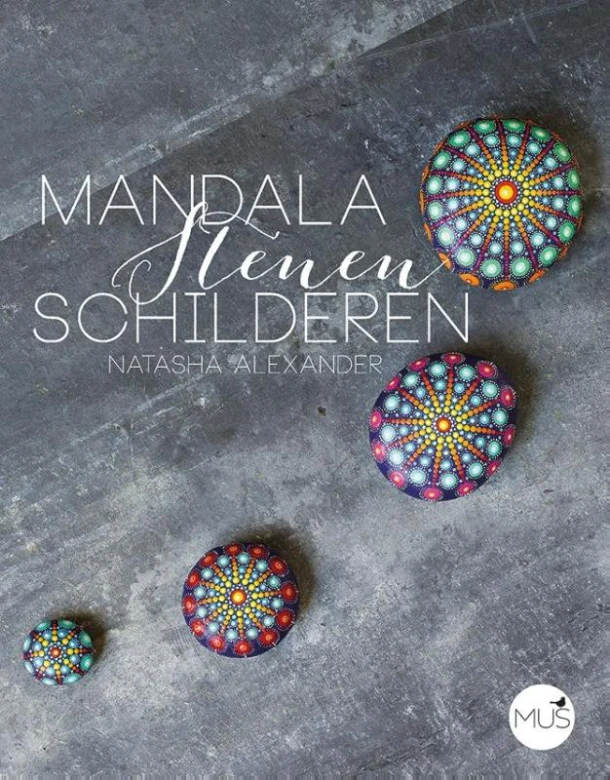 Mandalastenen schilderen – Natasha Alexander – boek cover