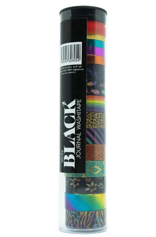Mijn Black Journal - Washitape – MUS – boek cover