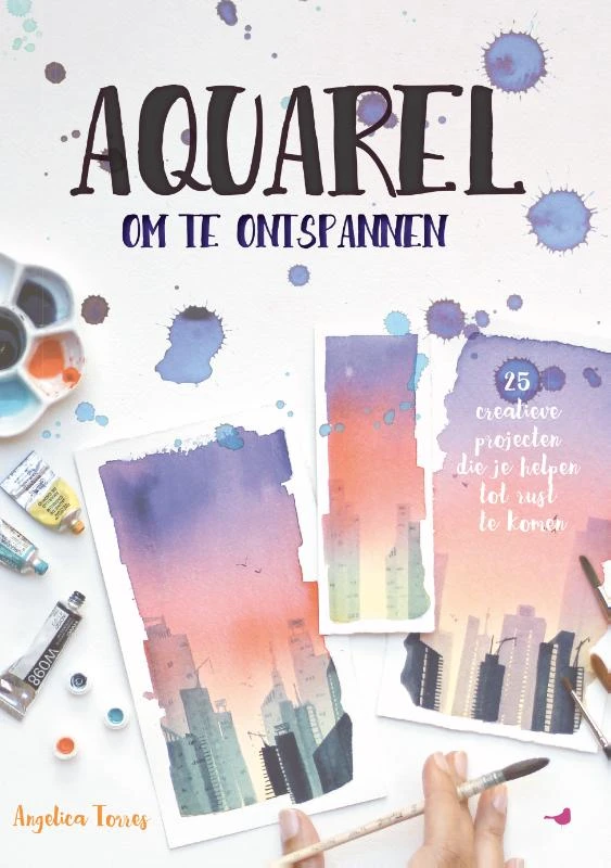Aquarel om te ontspannen – Angelica Torres – boek cover