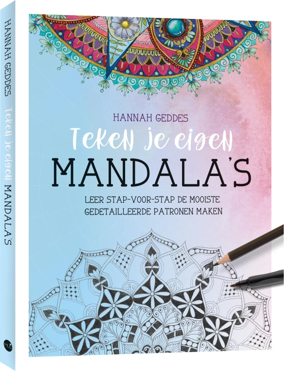 Teken je eigen mandala's – Hannah Geddes – boek cover