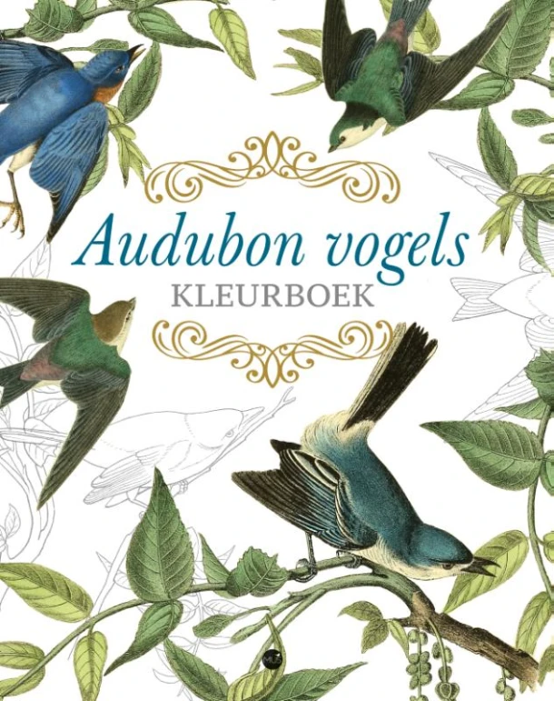 Audubon vogels kleurboek – John James Audubon – boek cover