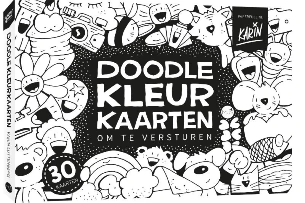 Paperfuel Doodlekleurkaarten om te versturen