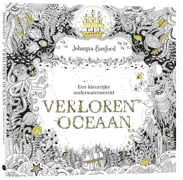 Verloren oceaan – Johanna Basford – boek cover