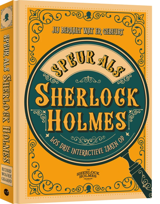 Speur als Sherlock Holmes – Richard Wolfrik Galland – boek cover