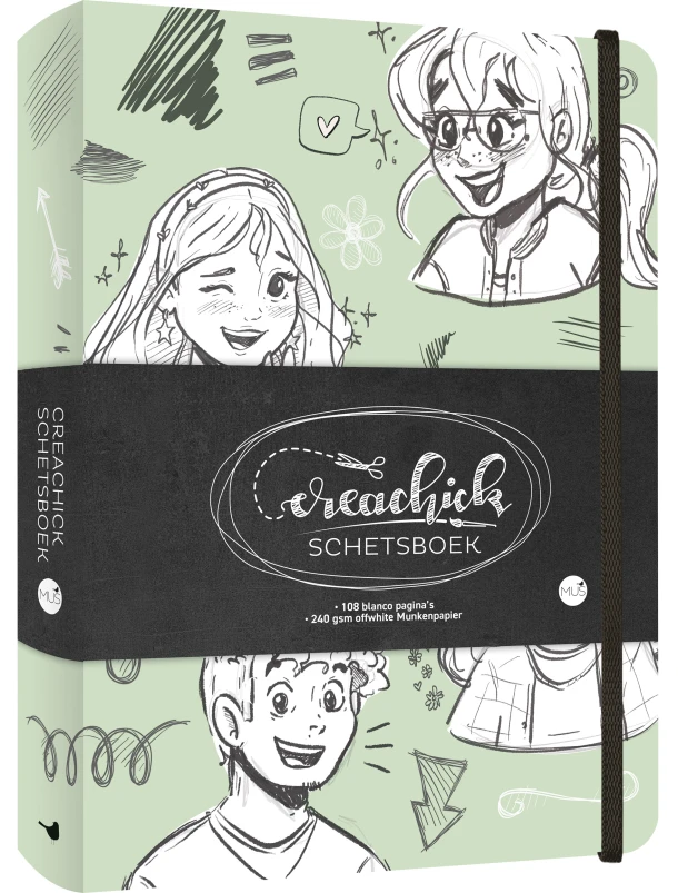 CreaChick Schetsboek – CreaChick – boek cover