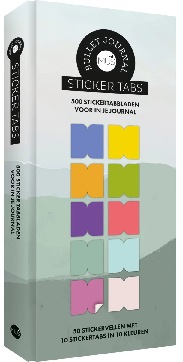 MUS Bullet Journal-Sticker Tabs – MUS – boek cover