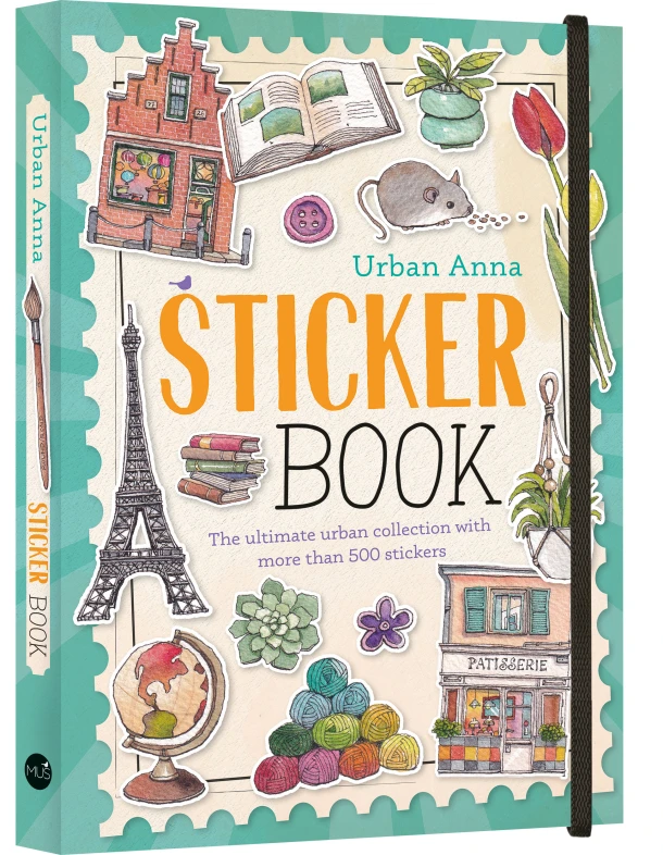 Urban Anna Sticker Book – Astrid Wielinga – boek cover