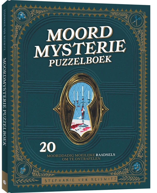 Moordmysterie puzzelboek – Stephanie Von Reiswitz – boek cover