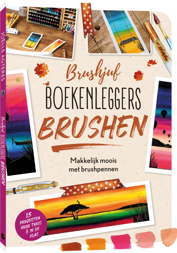 Boekenleggers brushen – Joëlle Agteres – boek cover