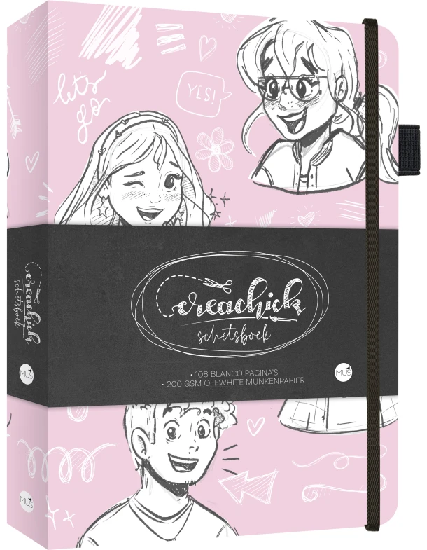 CreaChick Schetsboek – CreaChick – boek cover