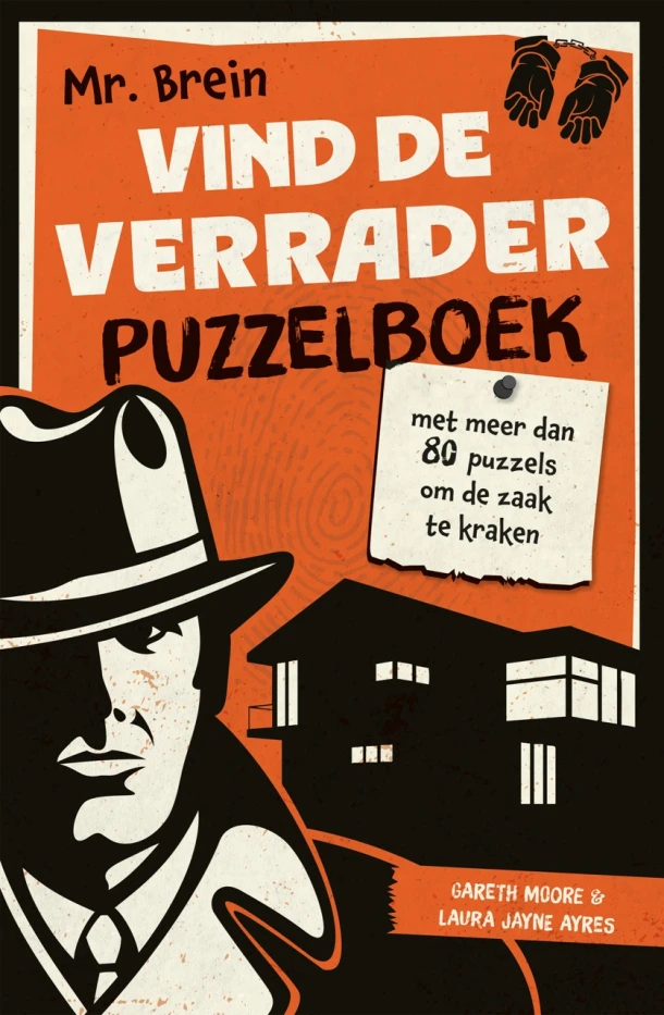 Mr. Brein vind de verrader puzzelboek – Gareth Moore – boek cover