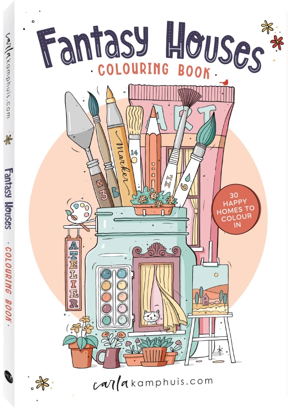 Fantasy Houses – Carla Kamphuis – boek cover