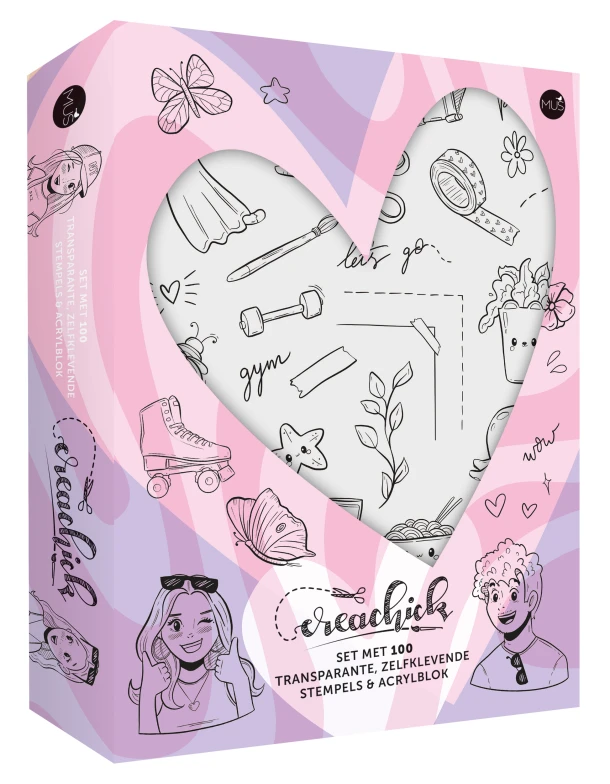 CreaChick stempelset – CreaChick – boek cover